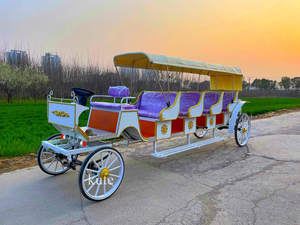 Nouvelle calèche citrouille de luxe de haute qualité, ajourée, grande calèche citrouille pour le tourisme - Product Image 6