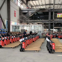 Transpalette électrique EVERLIFT HELI 1,5 tonne 2 tonnes 1500 kg 2000 kg avec batterie au lithium, équipement d'entrepôt