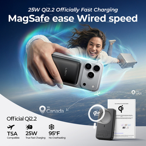 LISEN 65W PD Power Bank Qi2 25W Chargeur Magnétique Rapide Portable 10000mAh <span class=keywords><strong>Batterie</strong></span> <span class=keywords><strong>Externe</strong></span> pour <span class=keywords><strong>iPhone</strong></span> 17 Pro Voyage d'Affaires - Product Image 2