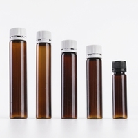 Flacon cylindrique PET de 25 ml, de qualité pharmaceutique, avec bouchon à vis, imprimé sérigraphié, pour médicament liquide enzymatique au collagène, en stock