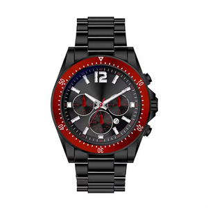 Reloj de Cuarzo Personalizado para Hombre, Esfera Grande, Acero Inoxidable, Cristal de Zafiro, Multifuncional, Fase Lunar, Resistente al Agua - Product Image 1