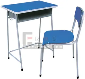 Combination Single School Sets Classroom Children Study Desks Chairs