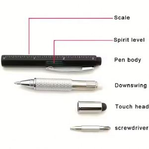 Stylo promotionnel avec logo, stylos multifonctions 6 en 1, vente en gros pour les événements professionnels, cadeaux promotionnels - Product Image 3