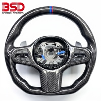 Volant en fibre de carbone forgé sur mesure avec LED Rpm pour BMW G21 G22 G23 G30 G31 G38 G80 G82 G83 5 M2 M3 M6 F46 F45