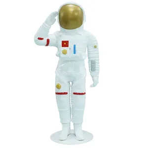 Factory Direct Sale Large Decoration Resin Sculpture Customized Life Size Fiberglass Astronaut Statue