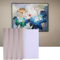 Artiste vierge étiré peint à la main coton et lin toile impression numérique grand tissu toile rouleau pour pour la peinture art