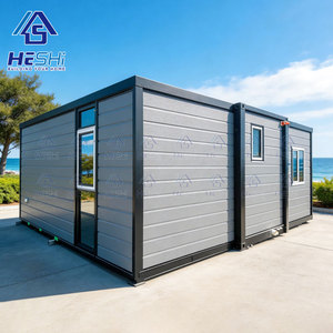 Nouvelle conception de maison conteneur préfabriquée extensible de 40 pieds ou 20 pieds, 1, 2, 3, 4 ou 5 chambres, luxe, à vendre, maison modulaire, appartement pour les aînés - Product Image 1