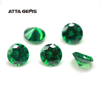 Recommander forme ovale 6mm I couleur verte CZ pierre en vrac gemmes synthétiques prix zircone cubique pour bijoux