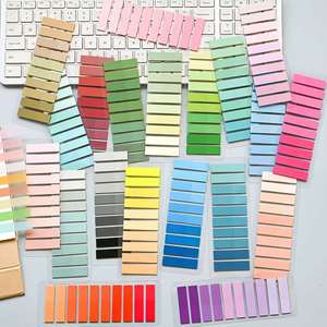 21 Blocs de Notas Adhesivas PET con Degradado de Color, Semitransparentes, Regalo para Uso en la Oficina - Product Image 3