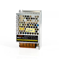 Transformateur LED 25W 12V 2A AC/DC pour usage industriel, alimentation haute efficacité pour éclairage intérieur, sortie unique, CE