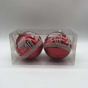 MONDECASA-bola de <span class=keywords><strong>navidad</strong></span> de diferentes tamaños, cristal grabado, <span class=keywords><strong>bolas</strong></span> de <span class=keywords><strong>navidad</strong></span> <span class=keywords><strong>rojas</strong></span> de lujo - Product Image 6