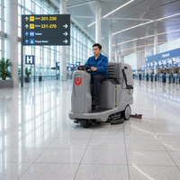 Nettoyeur de sols autopropulsé CleanHorse X7 pour aéroport, idéal pour les terminaux aéroportuaires
