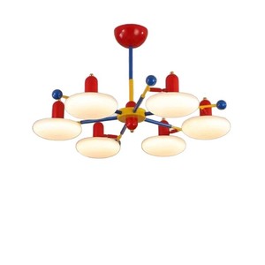 Memphis Chandelier <b>Led</b> <b>Light</b> Multi Head Round Home Lighting For Living Room Bedroom Study Dining Room - Product Image 5