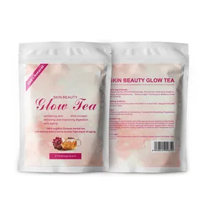 Private Label bellezza naturale della pelle sbiancante Glow Tea a base di erbe Anti invecchiamento schiarente tè