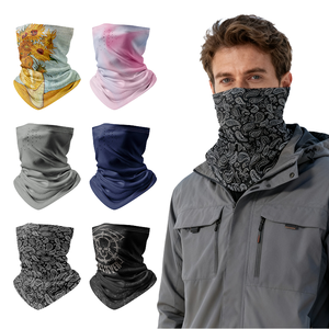 Cache-cou polaire 100 % polyester ZRCE YTR pour homme, écharpe, bandana, masque facial respirant et rafraîchissant avec impression par sublimation pour l'hiver - Product Image 1