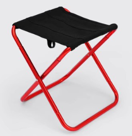 Tabouret de camping pliable portable pour le jardinage en plein air, la pêche, le barbecue, la randonnée avec sac de transport - Product Image 1