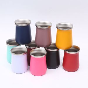 แก้วน้ำสแตนเลส 304 แบบพกพา ขนาด 8 ออนซ์ แก้วเก็บความร้อน ดีไซน์สร้างสรรค์ - Product Image 2