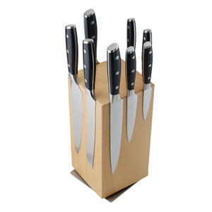 Bloc de couteaux magnétique rotatif sans couteaux Porte-<span class=keywords><strong>couteau</strong></span> universel en bois d'acacia naturel Stockage Bloc magnétique rotatif - Product Image 6
