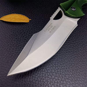 Couteau de poche tactique CJH420 440C, lame en acier inoxydable, manche en alliage d'aluminium, OEM, camping, EDC, survie, chasse, couteau pliant - Product Image 4