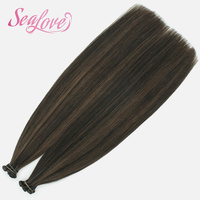 Extensiones de Cabello Remy de Lujo Genius Weft, 100% Cabello Humano de Alta Calidad, Cabello Liso sin Costuras