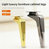 Pieds de canapé en métal de luxe léger, pieds de meuble, pieds de meuble TV, pieds de meuble de salle de bain, pieds de table basse, accessoires de quincaillerie