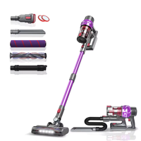 Aspirateur à main cyclonique Brotec avec lumière LED, tube télescopique, pour hôtel et voiture, aspiration 20 kPa, puissance 140 W, pour poussière et tapis