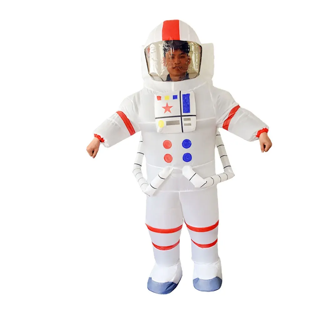 カスタム広告漫画マスコットコスチュームキャラクターフライングスペースマンスーツスペースマン装飾宇宙飛行士インフレータブルコスチューム