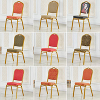 Chaises de salle à manger en métal pour églises, hôtels, mariages, banquets, restaurants, événements, fêtes, chaises empilables pour conférences, réunions