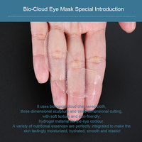 Soins de la peau hydrogel jetables en gel de cristal de collagène en maille coréenne sous des patchs topiques pour les yeux masques de sommeil personnalisés pour les yeux