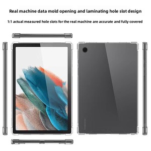Étui de <span class=keywords><strong>protection</strong></span> souple en TPU pour <span class=keywords><strong>tablette</strong></span> <span class=keywords><strong>Samsung</strong></span> Galaxy Tab A9 A9 Plus A8 S9 Étui transparent antichoc pour <span class=keywords><strong>tablette</strong></span> - Product Image 4