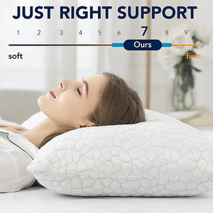 Ustomize-<span class=keywords><strong>almohada</strong></span> de espuma viscoelástica triturada de <span class=keywords><strong>aloe</strong></span> vera, cojín de espuma viscoelástica triturada de fábrica, superventas - Product Image 3