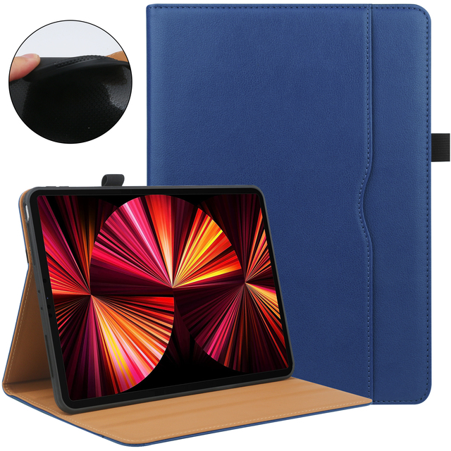 Case for iPad Pro 11 Inch 4th / 3rd / 2nd / 1st Generation 2022/2021/2020/2018 Premium Leather Folio Stand Tablet Cover Case,TPU