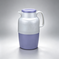 Majlis Assembled 3L Pot isotherme à large ouverture avec coque en plastique et intérieur en verre pour la salle d'accueil du Ramadan, pour la chaîne de magasins du Golfe, en stock pour la revente
