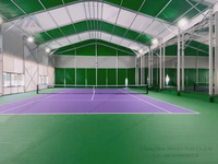 Tente extérieure robuste avec structure en aluminium, économique, pour terrains de basketball, chapiteau pour événements sportifs