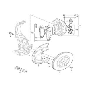 374.4*36mm 4M0615301AS Rotor de frein léger lisse avant Premium pour <span class=keywords><strong>Audi</strong></span> Q7 <span class=keywords><strong>Q8</strong></span> D5A8 A7 3.0T pour SHW - Product Image 5