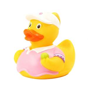 Juguete Promocional Apto para Niños Pequeños, Patito de Goma de PVC Personalizado Impreso al por Mayor, Juguetes Acuáticos para Niños para Bañeras - Product Image 1