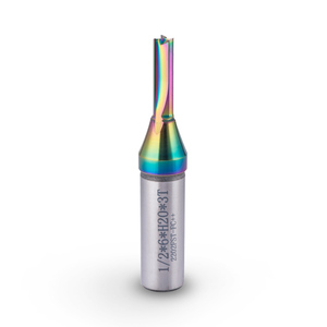 6*12 1/2 1/4 pulgadas vástago TCT precio de fábrica TCT broca de enrutador recto fresa de madera fresa de extremo para máquinas herramientas de carpintería CNC - Product Image 2