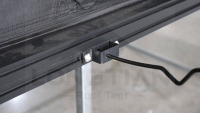 Tente de toit rigide en aluminium Triangle T RTT avec tige hydraulique protégée, en tissu Oxford 420D, pour camping en SUV tout-terrain