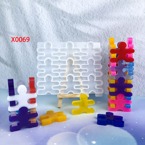 Moule en silicone pour résine fait main, style DIY, ornements décoratifs et outils pour gâteaux, pour la fabrication de résine, moule en plâtre - Product Image 5