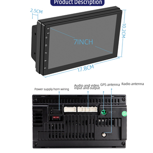 Autoradio Android Universale 7 Pollici 2 Din Lettore MP5 1+16G con Telecamera Posteriore GPS e Supporto Carplay - Product Image 5