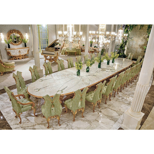Set da Pranzo di Lusso Fatto a Mano con <span class=keywords><strong>Tavolo</strong></span> da Banchetto Reale in Conchiglie Marine e Sedie per Matrimoni - Product Image 2