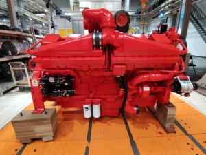 Motor Diésel Cummins CCEC KTA38 de 1400HP y 1800RPM Usado, Modelo KTA38-P1400 para Unidad de Bombeo - Product Image 1