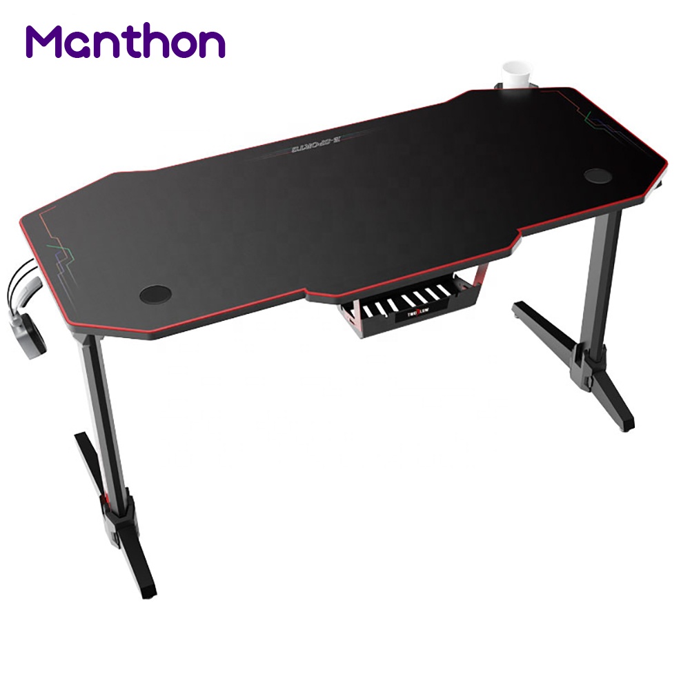 gaming desk with cable management