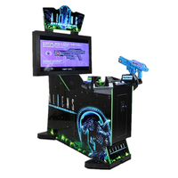 Aliens d'écran LCD 42 à jetons avec Pad Laser Gun Shooting Videos Game Machine