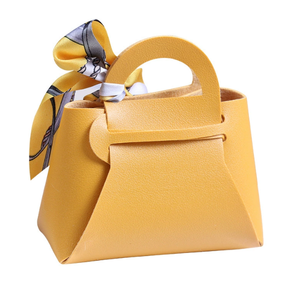 Borsa in Pelle PU Premium <span class=keywords><strong>di</strong></span> Alta Qualità, Sacchetti Regalo, Sacchetti per Caramelle, Fornitura all'Ingrosso con Logo Personalizzato per Bomboniere Matrimonio, Cerimonie e Feste - Product Image 5