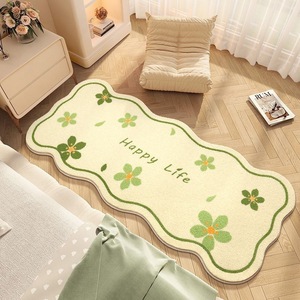 Tappeto da <span class=keywords><strong>Camera</strong></span> da Letto <span class=keywords><strong>per</strong></span> Ragazze, Antiscivolo, Impermeabile, Ecologico, in Poliestere Morbido con Design Floreale <span class=keywords><strong>per</strong></span> <span class=keywords><strong>Camera</strong></span> da Letto e Soggiorno - Product Image 3