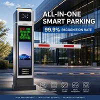 Barrière de stationnement électrique haute vitesse, système de contrôle d'accès intelligent pour allée, avec bras de levage robuste et sécurisé, système de portail automatique à flèche
