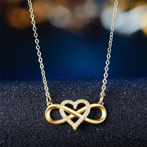 Collana con Ciondolo in Zircone, Materiale in Rame Placcato Personalizzato, Collana alla Moda per Uomo e Donna - Product Image 3