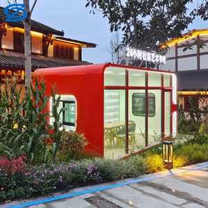 Cápsula espacial flotante de 18 metros cuadrados para <span class=keywords><strong>casas</strong></span>, tienda de libros, cápsula de Apple, tienda de conveniencia móvil - Product Image 4