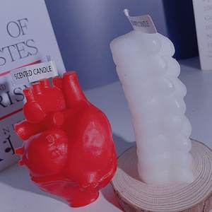 <b>Gothic</b> Dark Human Heart Body Organ Modeling Creative Scented <b>Candle</b> with MODAL Material for Girls - Product Image 4